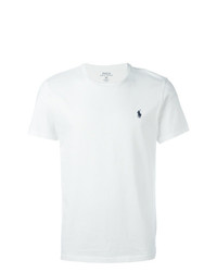 Мужская белая футболка с круглым вырезом от Ralph Lauren
