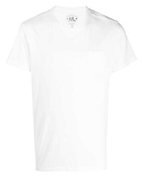 Мужская белая футболка с круглым вырезом от Ralph Lauren RRL