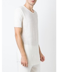 Мужская белая футболка с круглым вырезом от Thom Krom