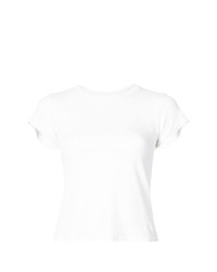 Женская белая футболка с круглым вырезом от RE/DONE