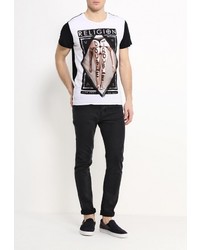 Мужская белая футболка с круглым вырезом от Religion