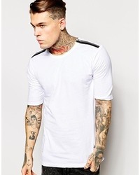 Мужская белая футболка с круглым вырезом от Religion