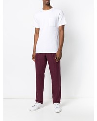 Мужская белая футболка с круглым вырезом от Saturdays Nyc