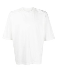 Мужская белая футболка с круглым вырезом от Rick Owens DRKSHDW