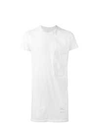 Мужская белая футболка с круглым вырезом от Rick Owens DRKSHDW