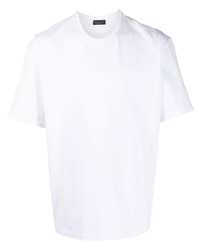 Мужская белая футболка с круглым вырезом от Roberto Collina