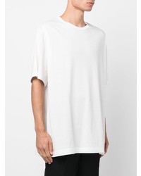 Мужская белая футболка с круглым вырезом от Yohji Yamamoto