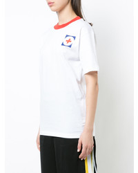 Женская белая футболка с круглым вырезом от Off-White