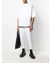 Мужская белая футболка с круглым вырезом от Alchemy