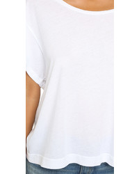 Женская белая футболка с круглым вырезом от Stateside