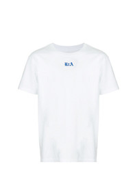 Мужская белая футболка с круглым вырезом от RtA