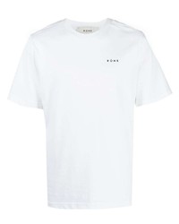 Мужская белая футболка с круглым вырезом от Róhe