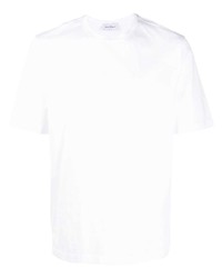 Мужская белая футболка с круглым вырезом от Salvatore Ferragamo