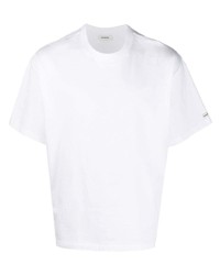 Мужская белая футболка с круглым вырезом от Sandro