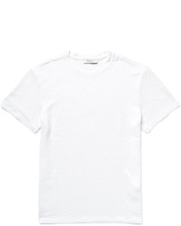 Мужская белая футболка с круглым вырезом от Sandro