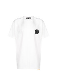 Мужская белая футболка с круглым вырезом от Sankuanz