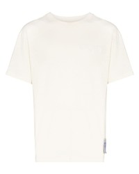 Мужская белая футболка с круглым вырезом от Satisfy