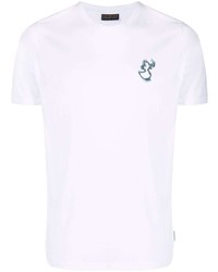 Мужская белая футболка с круглым вырезом от Save The Duck