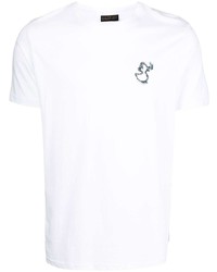 Мужская белая футболка с круглым вырезом от Save The Duck