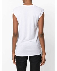 Женская белая футболка с круглым вырезом от Theory
