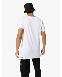 Мужская белая футболка с круглым вырезом от Ksubi