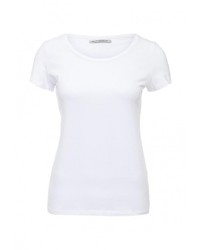 Женская белая футболка с круглым вырезом от Sela