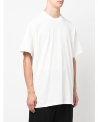 Мужская белая футболка с круглым вырезом от 424