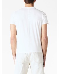 Мужская белая футболка с круглым вырезом от Rick Owens