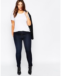 Женская белая футболка с круглым вырезом от Junarose