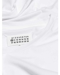 Мужская белая футболка с круглым вырезом от Maison Margiela