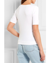 Женская белая футболка с круглым вырезом от Splendid