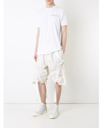 Мужская белая футболка с круглым вырезом от Private Policy