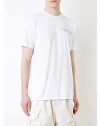 Мужская белая футболка с круглым вырезом от Private Policy