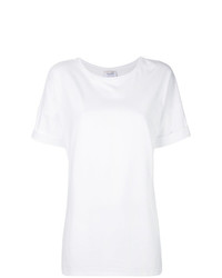 Женская белая футболка с круглым вырезом от Snobby Sheep