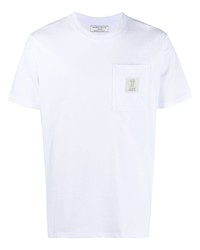 Мужская белая футболка с круглым вырезом от Societe Anonyme