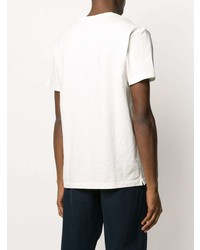 Мужская белая футболка с круглым вырезом от Closed