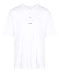 Мужская белая футболка с круглым вырезом от Song For The Mute