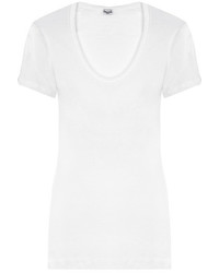 Женская белая футболка с круглым вырезом от Splendid