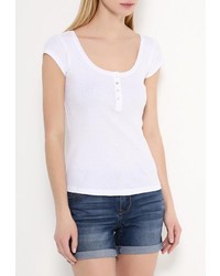 Женская белая футболка с круглым вырезом от SPRINGFIELD