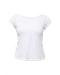 Женская белая футболка с круглым вырезом от SPRINGFIELD