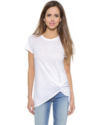 Женская белая футболка с круглым вырезом от Stateside