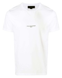 Мужская белая футболка с круглым вырезом от Stella McCartney
