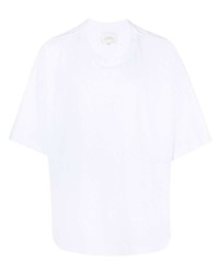 Мужская белая футболка с круглым вырезом от Studio Nicholson
