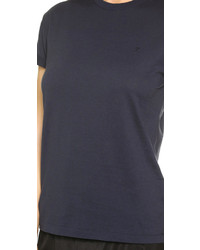 Женская белая футболка с круглым вырезом от Alexander Wang