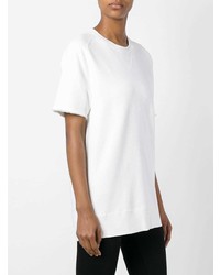 Женская белая футболка с круглым вырезом от Ck Jeans