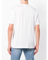 Мужская белая футболка с круглым вырезом от Billionaire