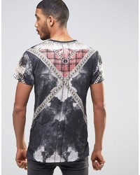 Мужская белая футболка с круглым вырезом от Religion