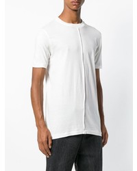 Мужская белая футболка с круглым вырезом от Damir Doma
