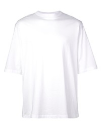 Мужская белая футболка с круглым вырезом от The Celect