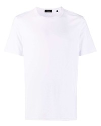 Мужская белая футболка с круглым вырезом от Theory